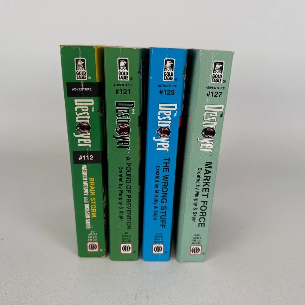 VTG‎ THE DESTROYER SERIES by Warren Murphy & Richard Sapir Paperbacks (Lot Of 4)
